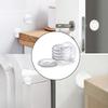 6Pcs Clear Silicone Door Stopper Wall Protector Self-Adhesive Door Handle Bumper Guard Noise Dampening Anti-Collision Mute Pad for Home Kitchen Office