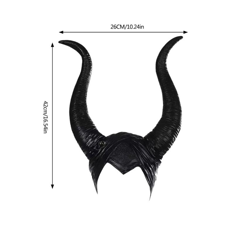 Animal Devil Headbands Unique Pattern Headdress Bull Headpiece Children Headwear for Costume Occasion