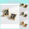 Fashionable Alloy Mona Lisa Earrings Womens Jewelry 2022 Collection