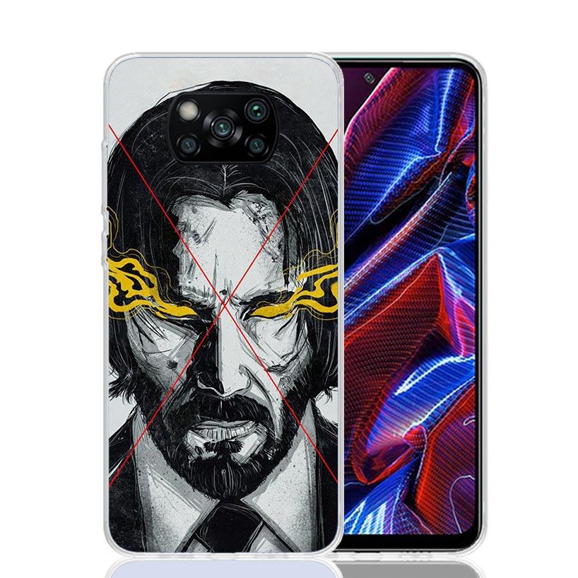 John Wick 4 Movie Phone Case For Xiaomi Poco F7 Ultra X7 X6 Pro X5 Redmi 15 15C 13 13C 12 12C 10 10A 10C 9 9A 9C 9T Shell Poco X
