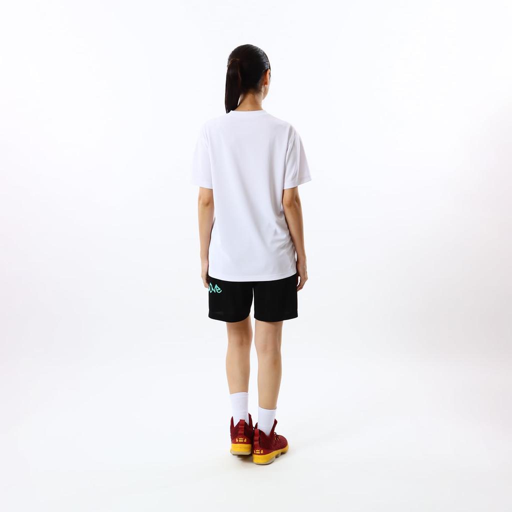 Champion Basketball Short Round Odor Quick Graphic Logo T-Shirt, Sleeve, Neck, Antibacterial, Resistant, Drying, Print, CW-ZB317-010-XL