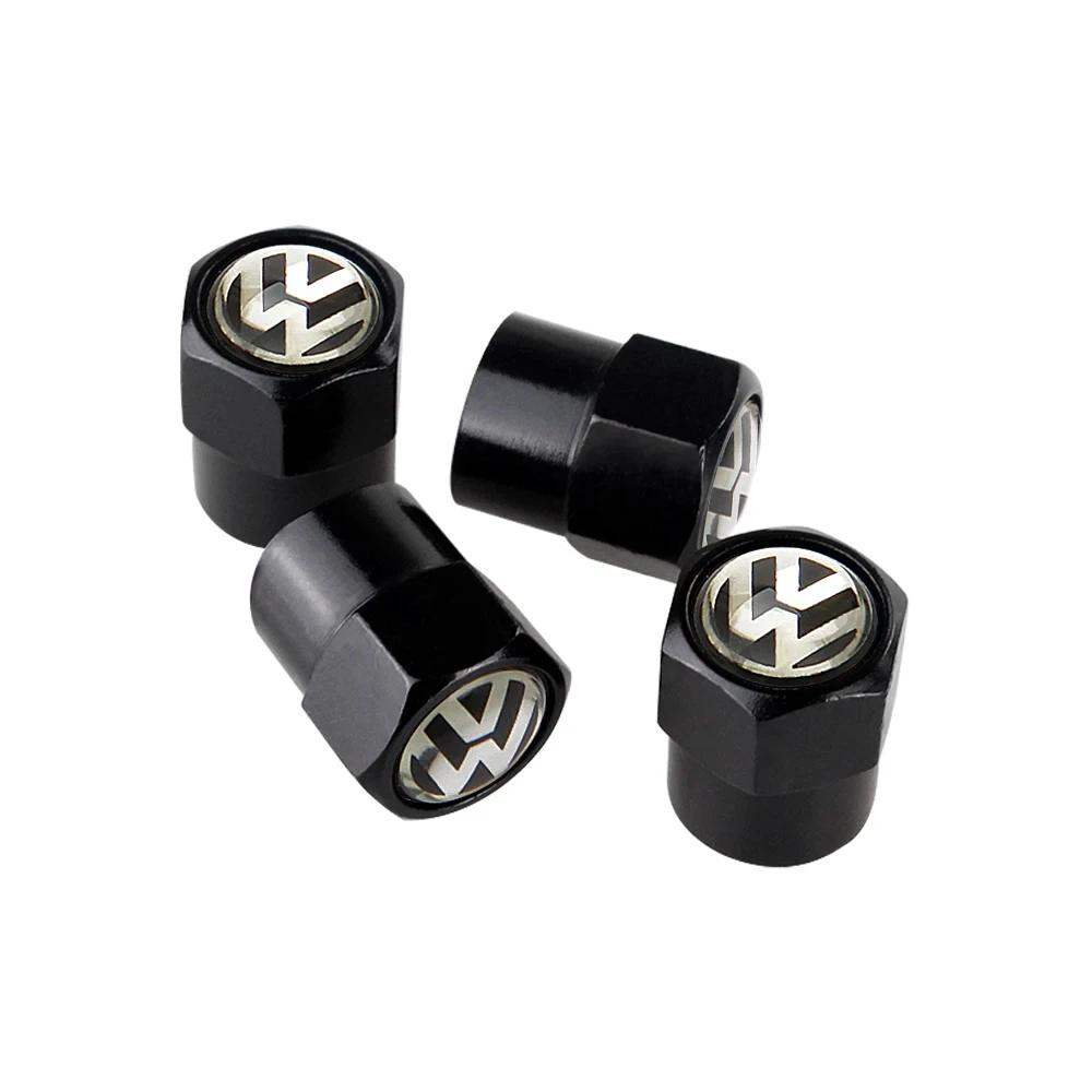 

VW GTI GOLF 2026 Hot For VW VOLKSWAGEN 4pcs Car Wheel Stem Valve Caps Tire Air Covers for Volkswagen Polo GTI Passat Beetle Jett