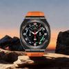 Metal Case+Strap for Samsung Galaxy Watch Ultra 47mm Strap Silicone Breathable Strap Replacement Band for Samsung Galaxy Ultra 2025/2024 Correa