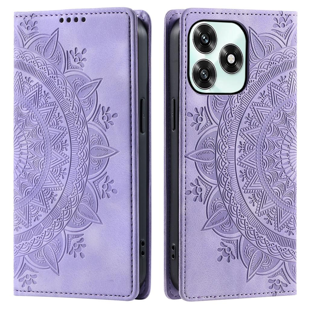 Phone Case For Honor Play10A 4G / X5c Plus 4G / X5c 4G Magnetic Closing Leather Phone Cover Pattern Imprinted