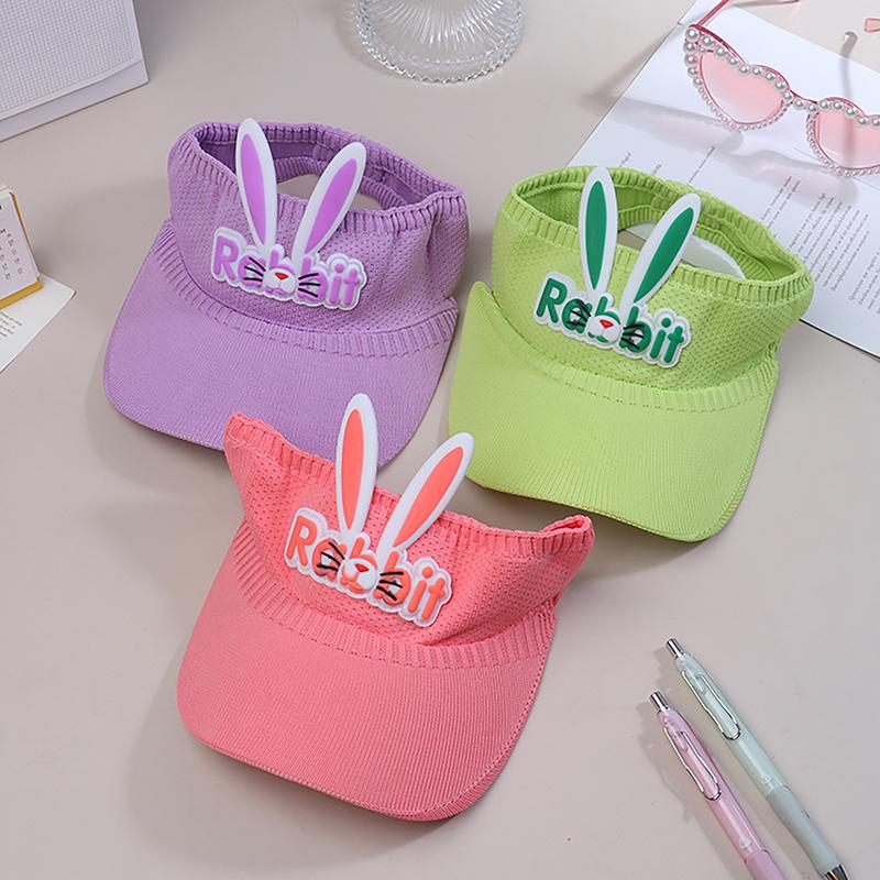 Letní čepice pro děti Chlapci Dívčí čepice 3-12 let Dětské čepice proti slunci Dětské kšiltovky Roztomilé králíky Křídla Klobouk Bunny Oblečení Příslušenství