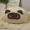 Cartoon Cat Thick Plush Cushion Kawaii Kitty Plushie Throw Pillow Soft Seat Cushion Home Decoration for Friends Birthday Gift