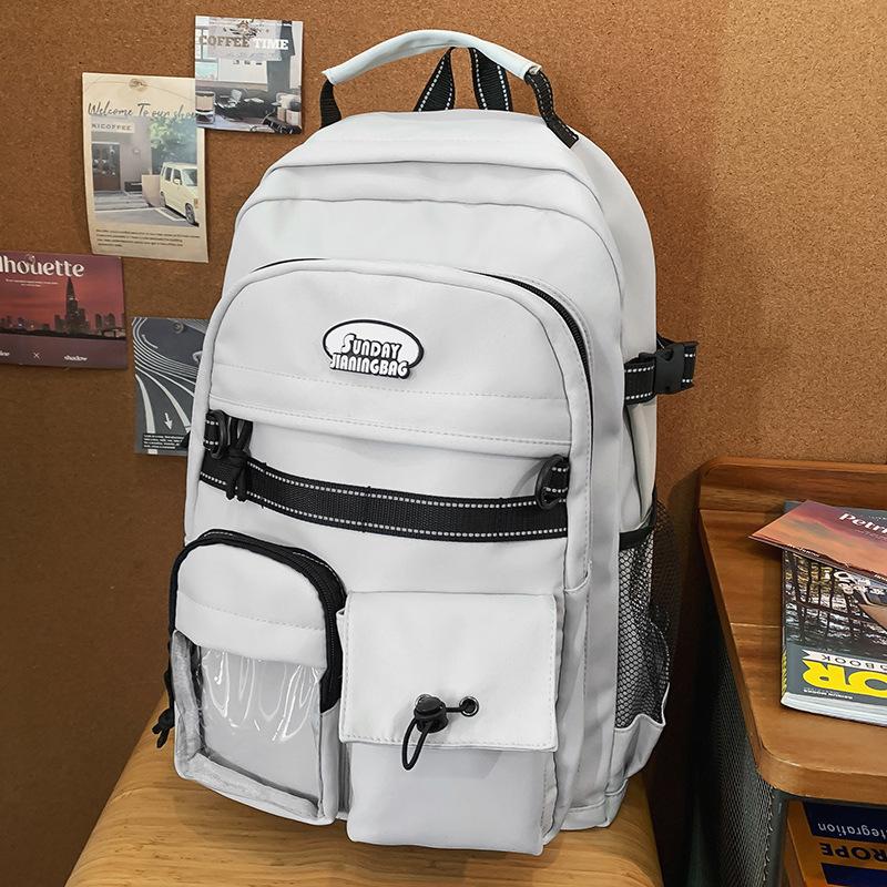 Children's School Bag Elementary School Girl Letter Pain Bag Backpack Men's