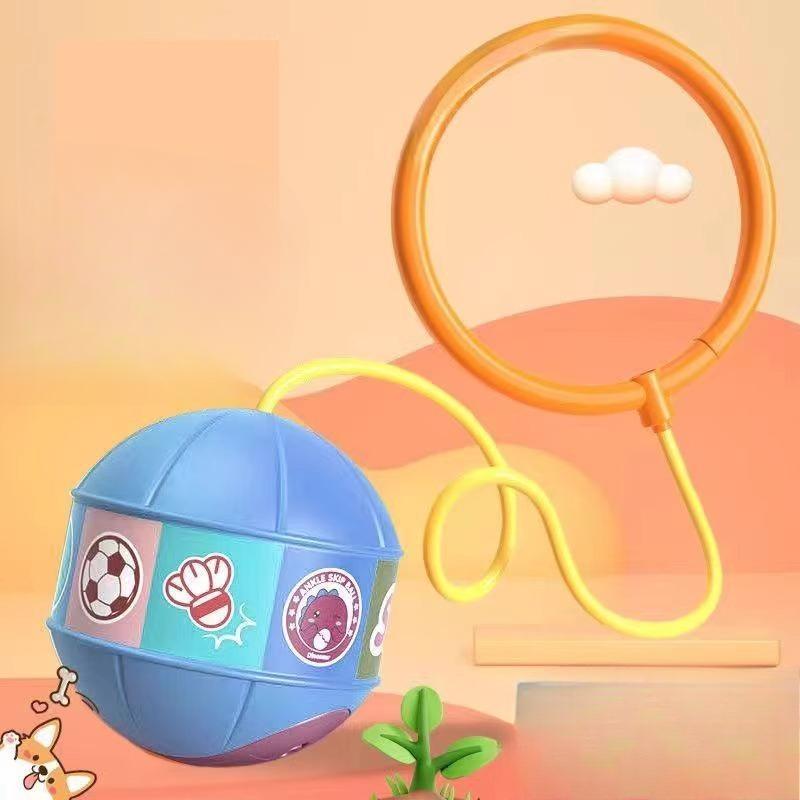 Children's Toys: Jumping Balls FlashingSwinging Bouncing Balls Glowing Elastic BallsFoot RingsFoot Loops Bouncing Sports