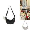 Nylon Small Crossbody Bag For Women With Solid Color Design And Letter Print