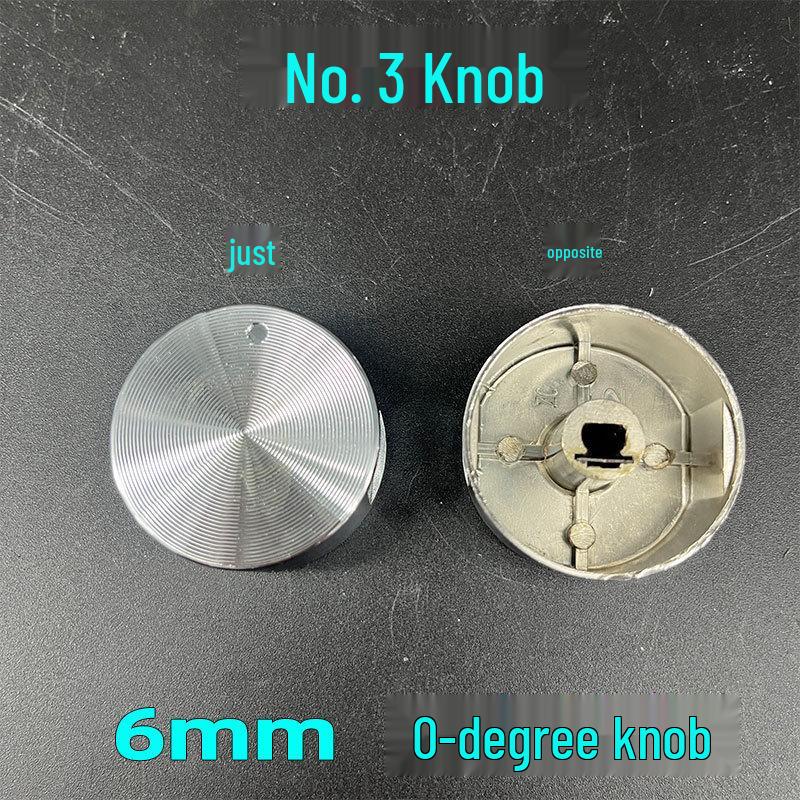 6mm Metall-KnebelSchalter für Erdgas- & Flüssiggasherde