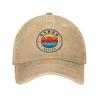 Retro Oxbow Oregon Fishing Summer Baseball Caps Unisex Distressed Cotton Sun Cap Mountain Outdoor Activities Adjustable Caps Hat