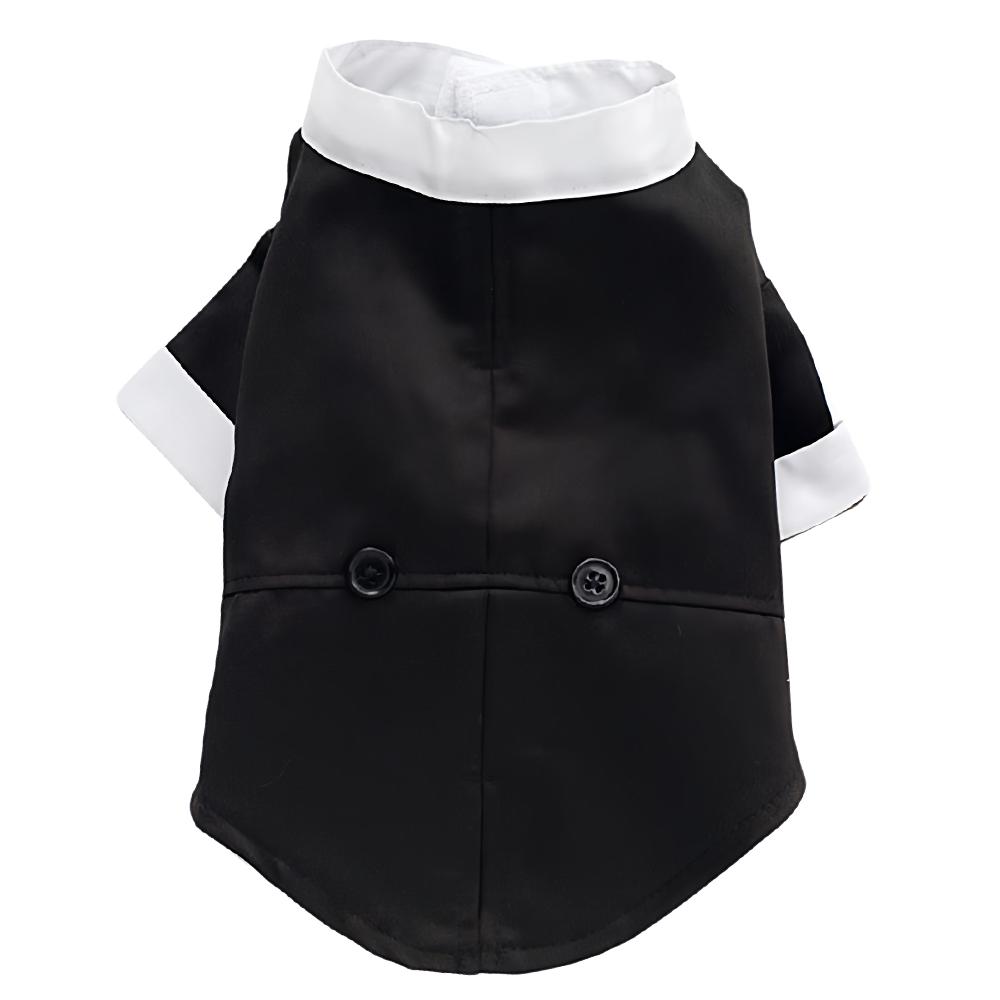 Pet Costume Suits - Lightweight Tuxedos, Suitable for Weddings/Christmas, with Adjustable Bow Ties and Breathable Mesh Fabric