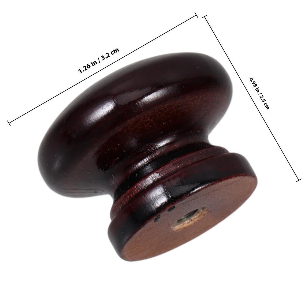 12Pcs Wooden Cabinet Knobs Retro Style Dresser Drawer Handles Wood Pulls for Kitchen Cupboards Closets Unique Cabinet Knobs