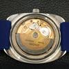 VINTAGE ENICAR AUTOMATIC SWISS MENS BLUE COLOR DIAL WATCH a700144-5