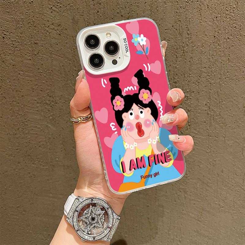 

Silicone Case For iPhone 17 Air 16 15 14 13 12 11 Redmi Note 15 14 13 12 Samsung A06 A16 A26 A36 A56 Cover DIY Painted Cartoon Shockproof Phone Bumper iPhone 11 Pro