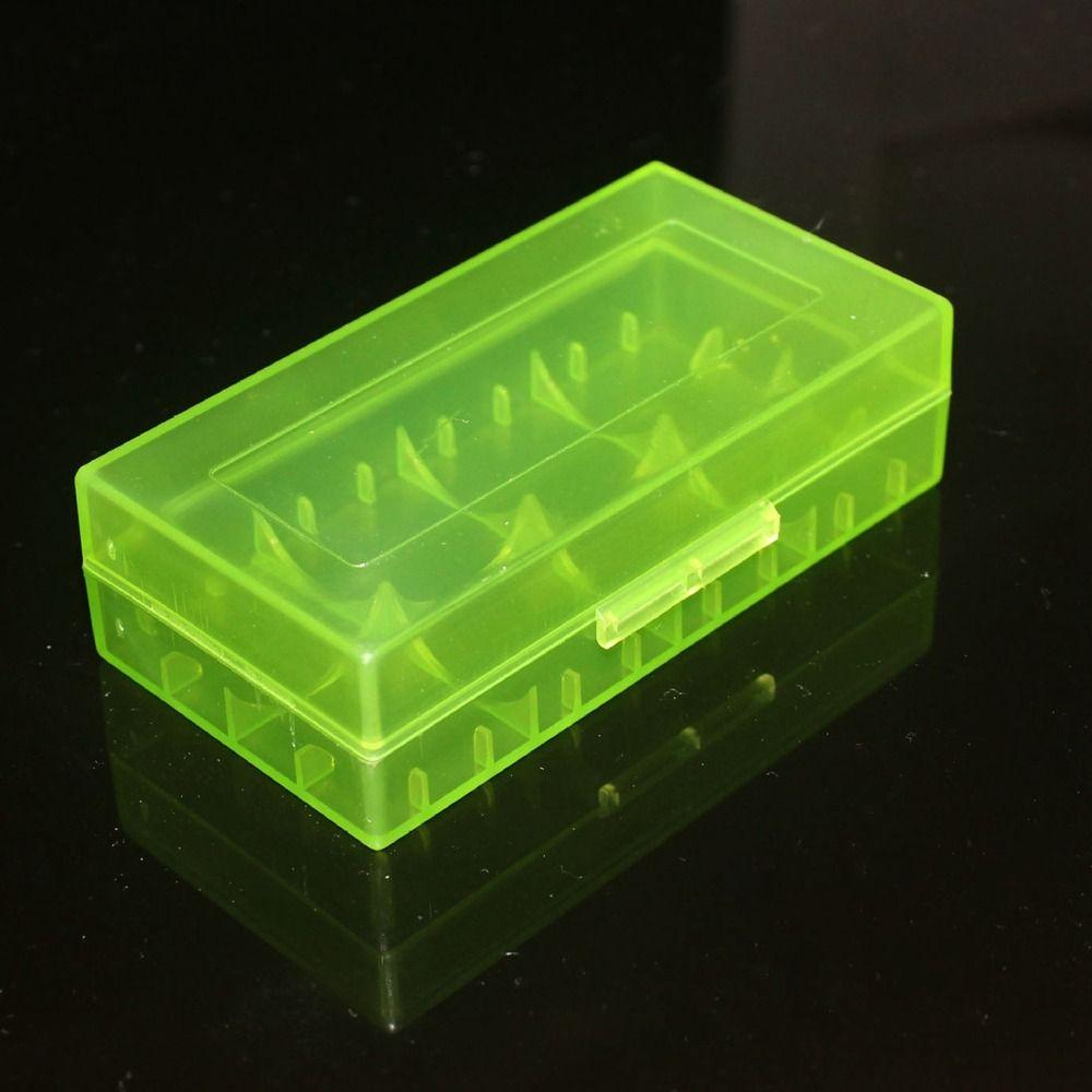 Plastic Battery Case 4 AA AA Battery Holder Storage High Quality Battery Box  18350 Battery Holder зелёный