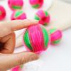 2Pcs Clothes Laundry Balls Reusable Vivid Color Labor-saving Effective Multipurpose Remove Hair Plastic Washing Machine Lint Remover Balls Catchers