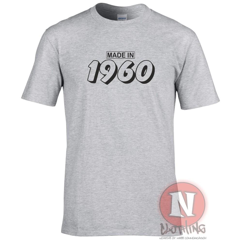Made In 1960 TShirt Birthday Celebration Present Gift Funny Party Teeshirt