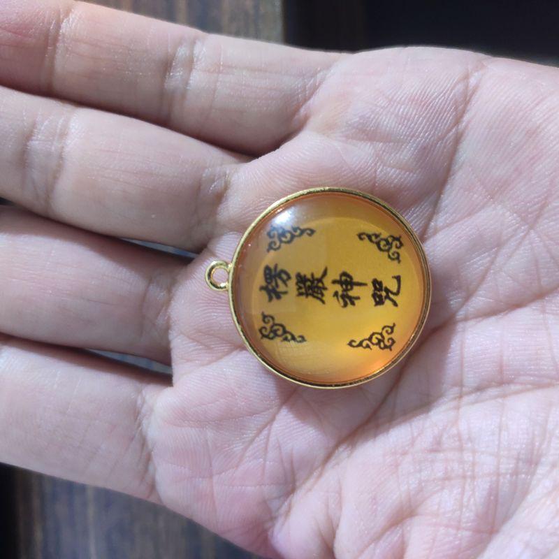 

Подвеска-амулет с мантрой Сурангама, подвеска-украшение с писанием, ожерелье Сурангама-сутры, безопасное и регулируемое, в этническом стиле Single brand