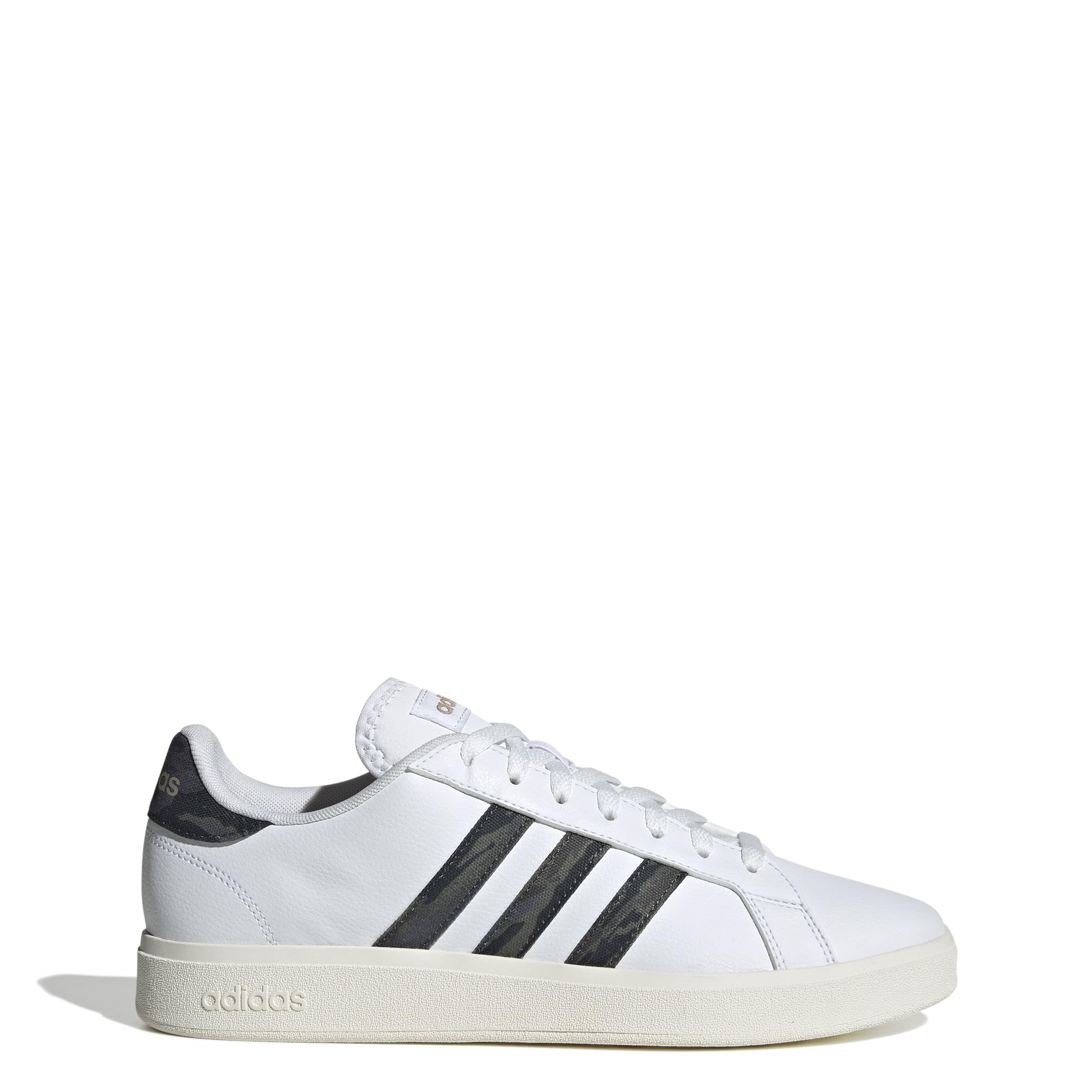

Adidas Grand Court Base Unisex Size Footwear Cargo Size 2.0 Sneakers, Adult, OOF26, White/Core Black/Branch (JR9350), 22.5cm