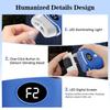 Rechargeable 2-Speed Electric Foot File with 2 Replacement Heads for Removing Dead Skin & Calluses