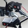 Waterproof Cigarette Lighter Adapter 10-24V Motorcycle Handlebar Dual USB Socket Splitter Charger Power Adapter For Mobile Phone