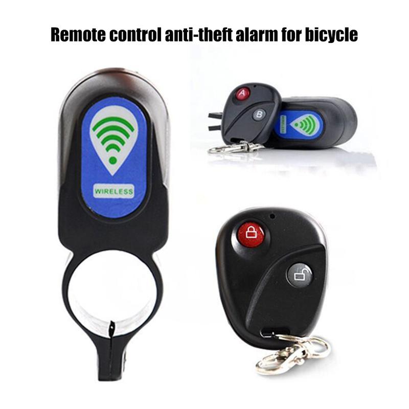 Fahrrad Diebstahlschutz Alarm Schloss mit kabelloser Fernbedienung MTB Fahrrad Diebstahlschutz Vibrationsalarm Fahrrad Alarm Schloss