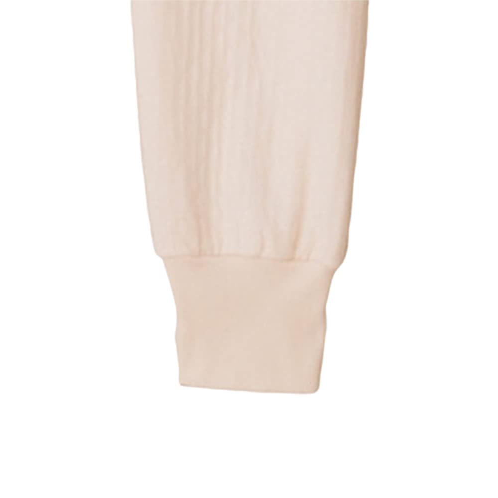 Gunze Quilted Made in by Kaiteki New Calm Size L Women's Slacks, Japan, Kobo, KH4261, Beige,