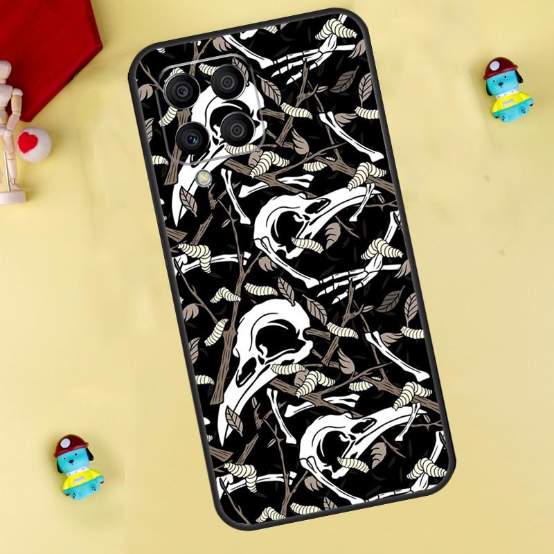 

Raven Crow Skull pattern Case For Samsung Galaxy M13 M33 M53 M14 M12 M15 M06 M16 M36 M56 M31 M32 M52 M35 M55 M34 M54 Samsung M12