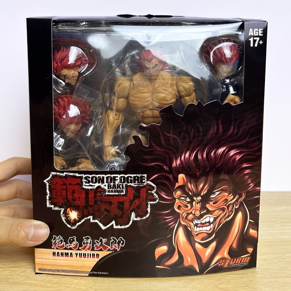 ST Baki Hanma Action Figure Katsumi Son Of THE Ogre Figures Yujiro Yamazaki's Oni Back Figurine Model Toys Ko Collection Doll