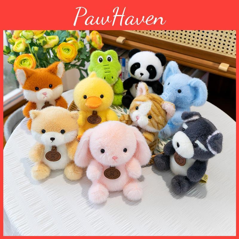 Yellow Duck Cat Elephant Crocodile Plush Animal Figures With Soft Pp Cotton Filling For Children Gift And Collection