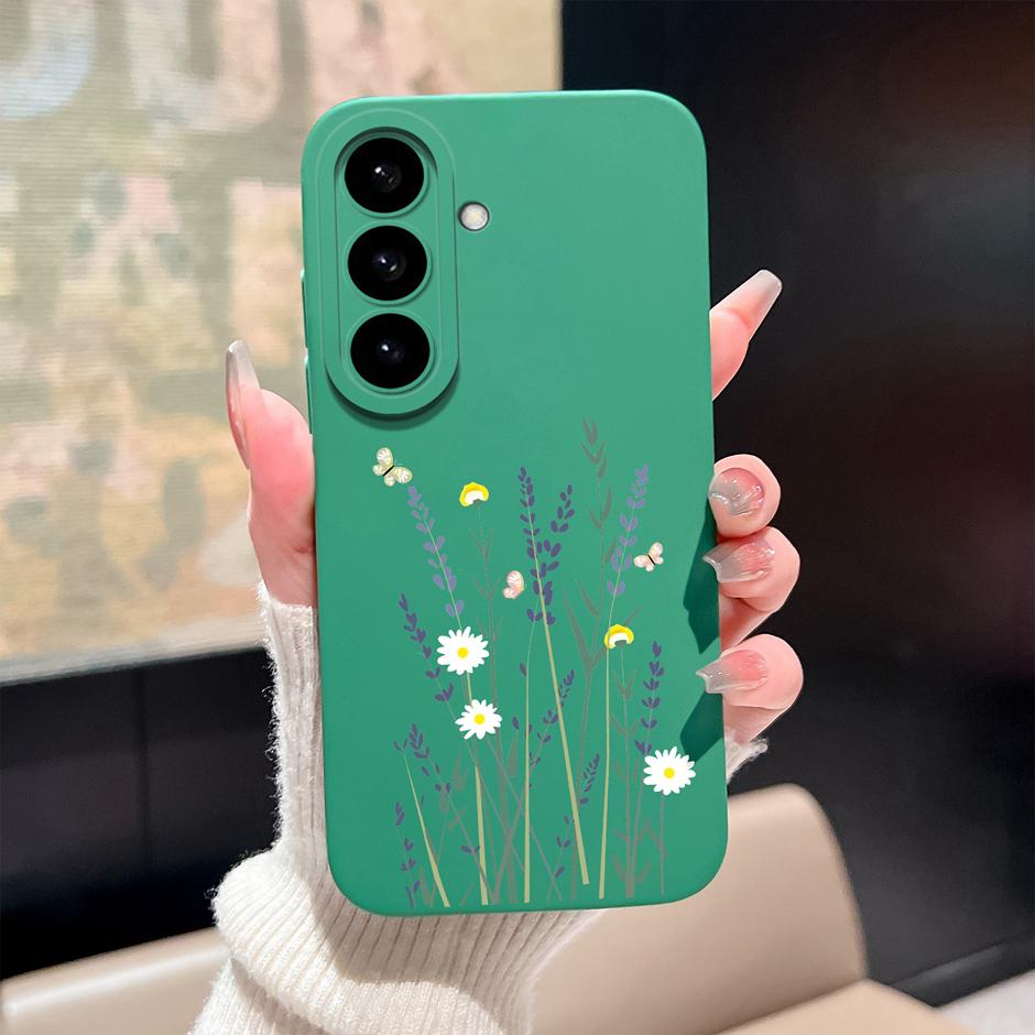 For Samsung Galaxy S26 Plus Ultra Case Pretty Sweet Girls Liquid Silicone Bumper Cover For SamsungS26 Ultra GalaxyS26Plus Fundas