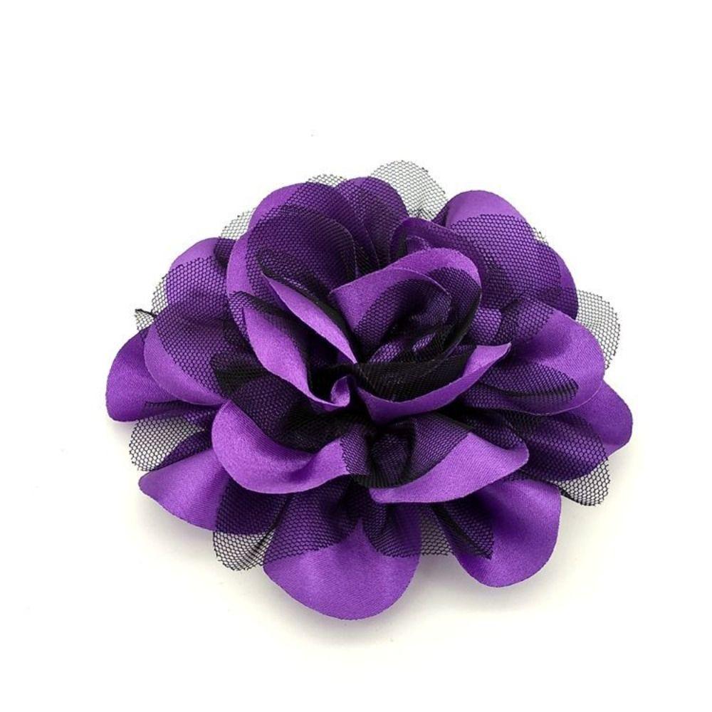 Spille Gioielli Accessori Spilla Fiore Grande Tessuto Accessori Fatti a Mano Arte Tessile Spille da Bavero