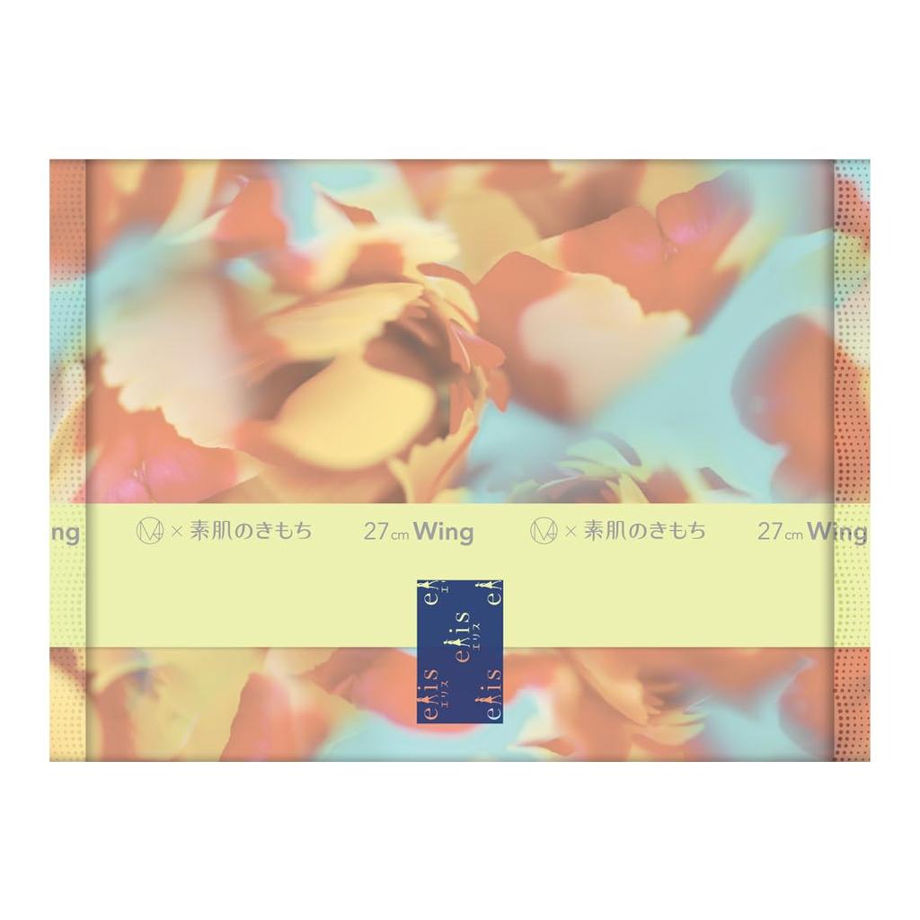 Ellis Ninagawa Collaboration Design 4th Edition Bare Skin Feel with Wings 27cm for Daytime 48 Sheets Sheets X 3 M/mika (especially Use) (16 Packs)