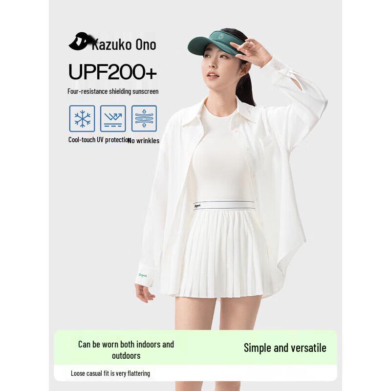 Women s UPF200+ Ice Silk Sun Protection Long Sleeve Shirt XS