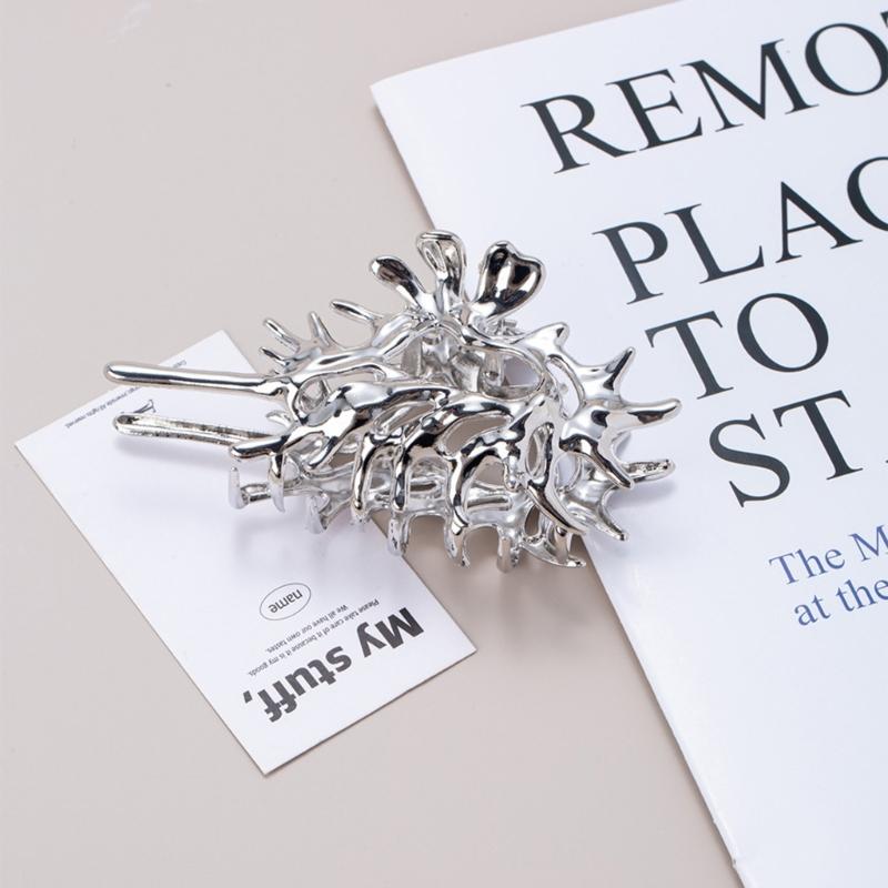 Módní spona do vlasů ve tvaru mušle Protiskluzové sponky do vlasů Velké akrylové čelistní spony do vlasů Pokrývka hlavy Nástroje pro styling Vlasové doplňky