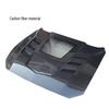Ford Mustang 18-23 Transparent Carbon Fiber Hood Cover