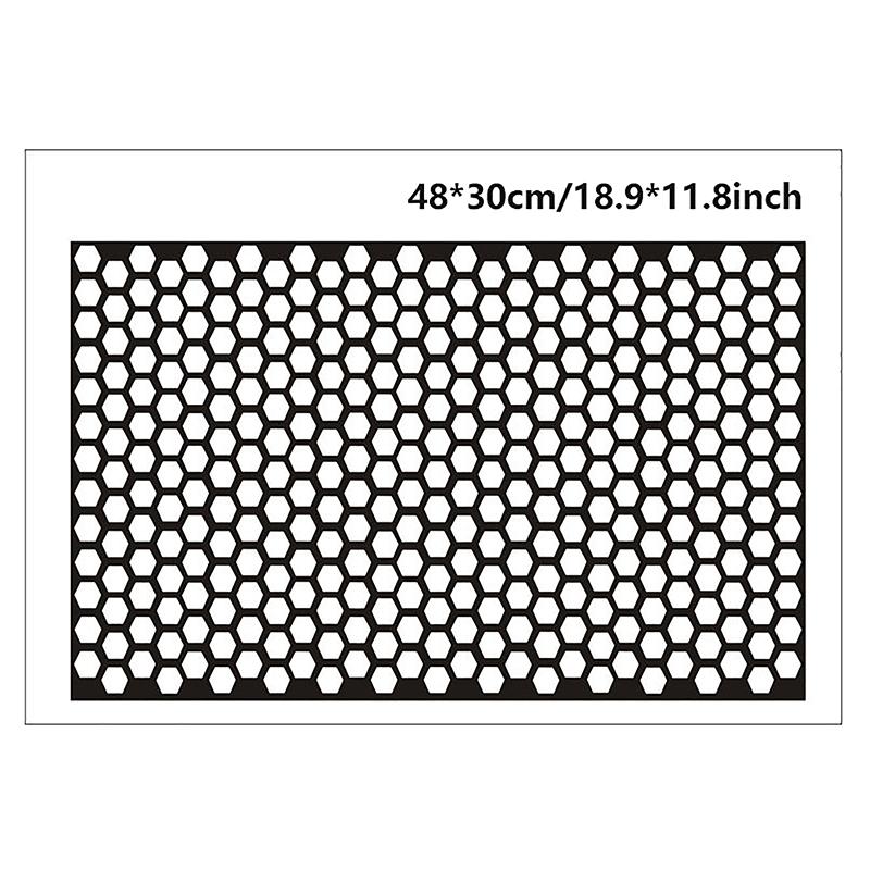 

Fashion Car Rear Tail Light Honeycomb Stickers DIY Practical Honeycomb Car Sticker Decorative For All Car Models Car Accessories