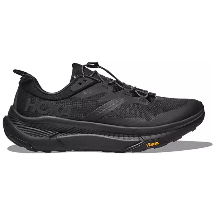 HOKA ONE ONE Serie Transport GTX Antiscivolo Resistenti Impermeabili Traspiranti Scarpe da Trekking Basse Donna Scarpe da Trekking Nere 1133957-BBLC