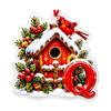Weihnachtsbrief 2D Acryl Hängeornament, Weihnachtsdekoration für Baum und Zuhause