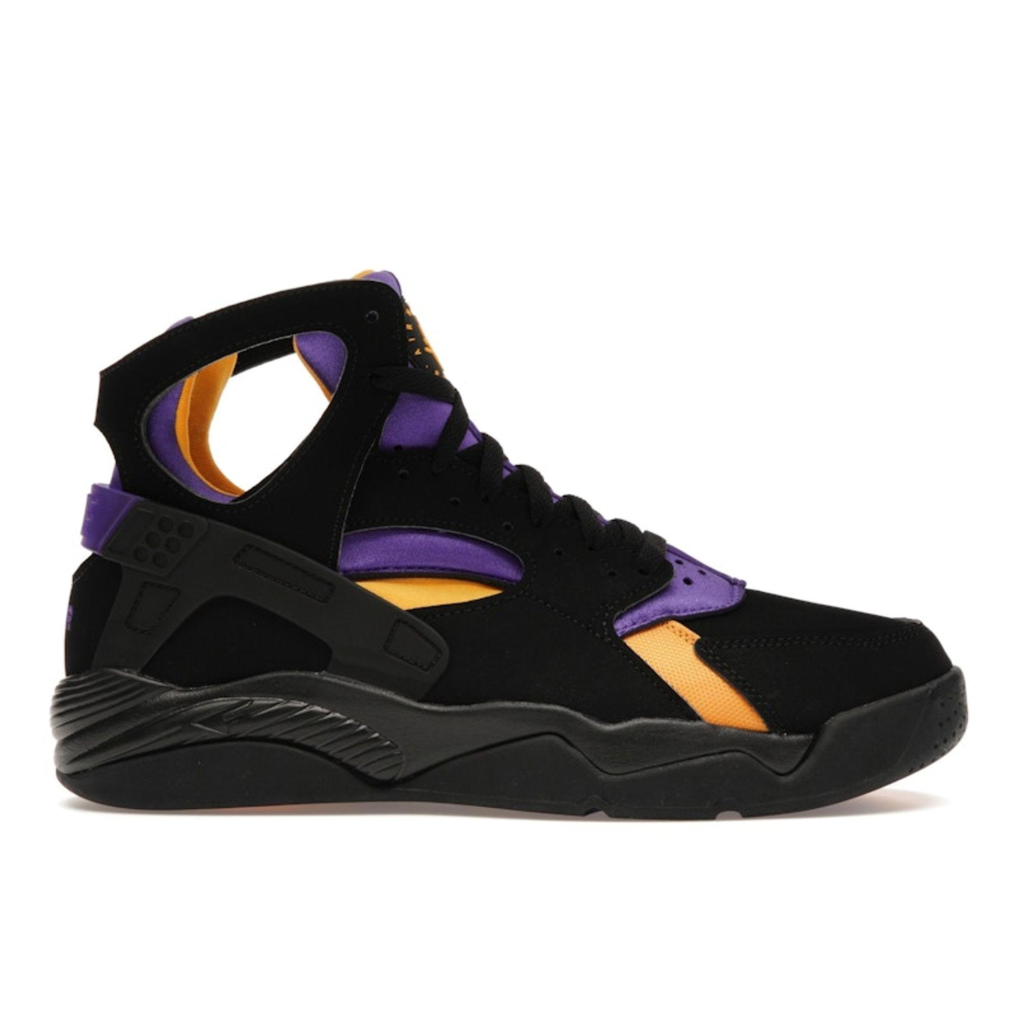 

Мужские кроссовки Nike Air Flight Huarache Lakers Away черные Varsity-Purple Del-Sol FD0188-001 40