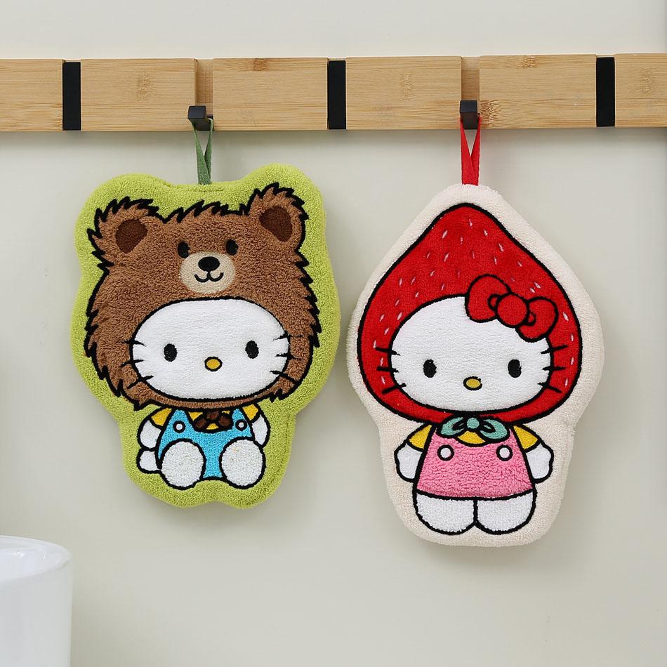 Melody My Pochacco Cute Kawaii Cute Hand Towel Water-Absorbent Coral Fleece Kitchen Decor Quick-Drying Girls Towel
