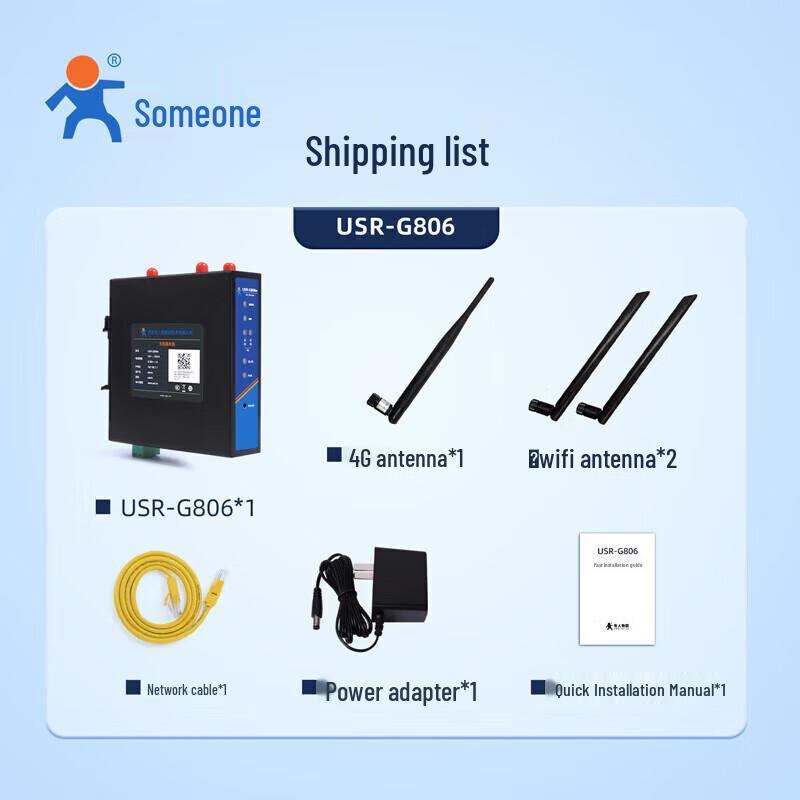 Промышленный шлюз USR 4G WiFi Serial-to-Ethernet для IoT