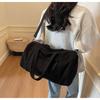 Protable Corduroy Shoulder Bag Lightweight Large Capacity Tote Luggage Bag Crossbody Bag