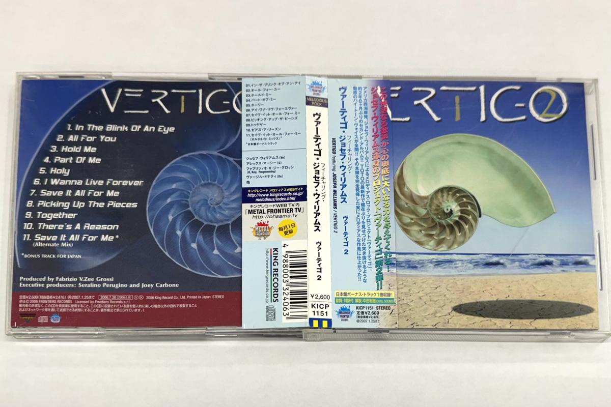 CD VERTIGO  Vertigo  2 KICP1151 Nexus 2006 Япония Obi Rock Б/у