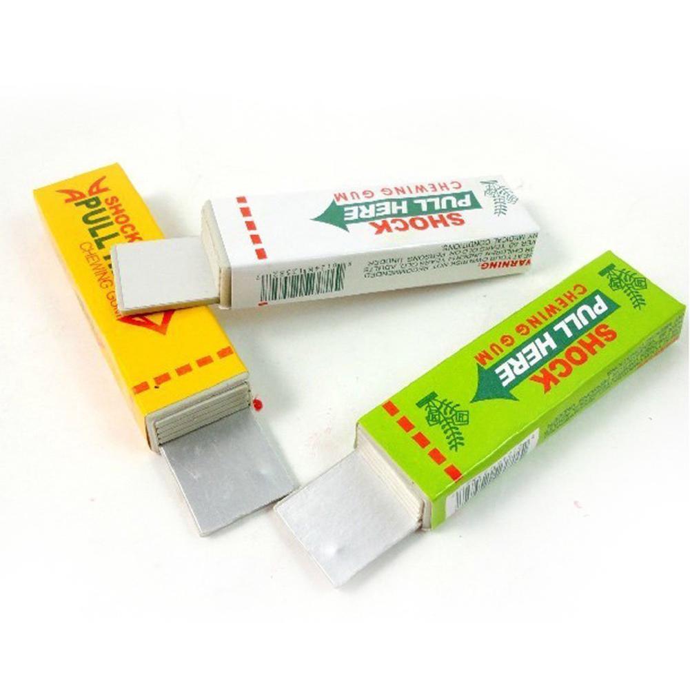 1pc Electric Shock Chewing Gum Tricky Prank Gag Funny Toy For Shock Friends Practical Joke