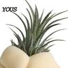 Holding Grass Hand Statue 3D Printed Decoration, Fist-Shaped Planter Pot Ornament Decoration for Home Office Desk Decor, Humorous Gift Sculpture
