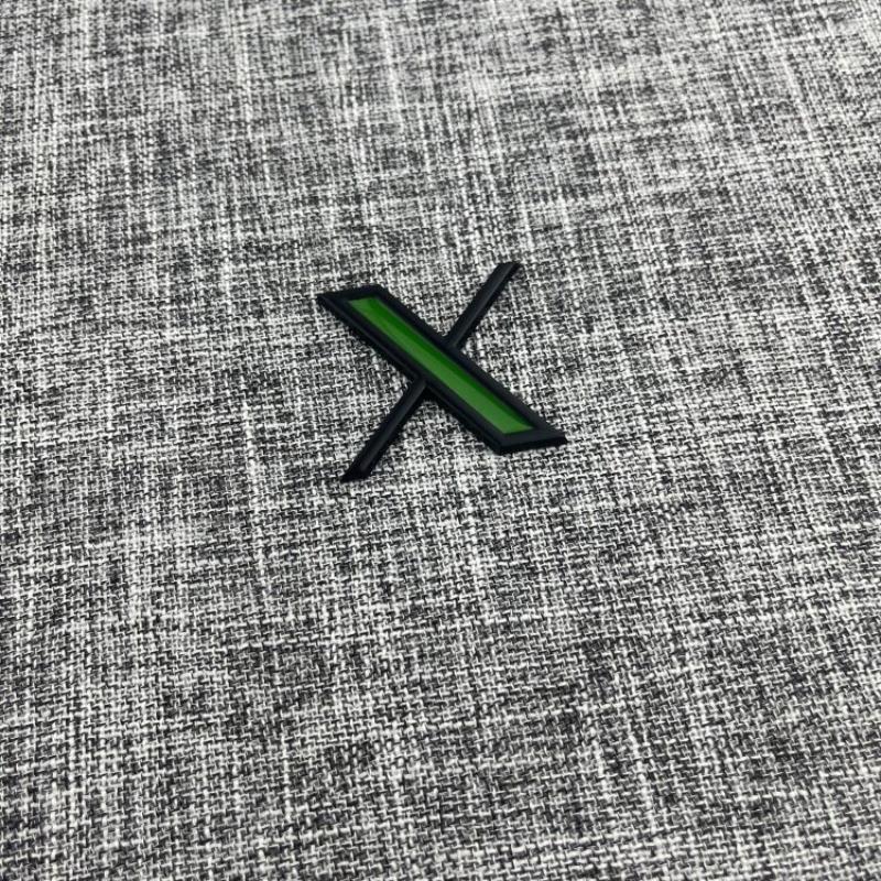Car motorcycle electric car personalized DIY metal modification X letter labeling body side label tail label fuel tank cover labeling