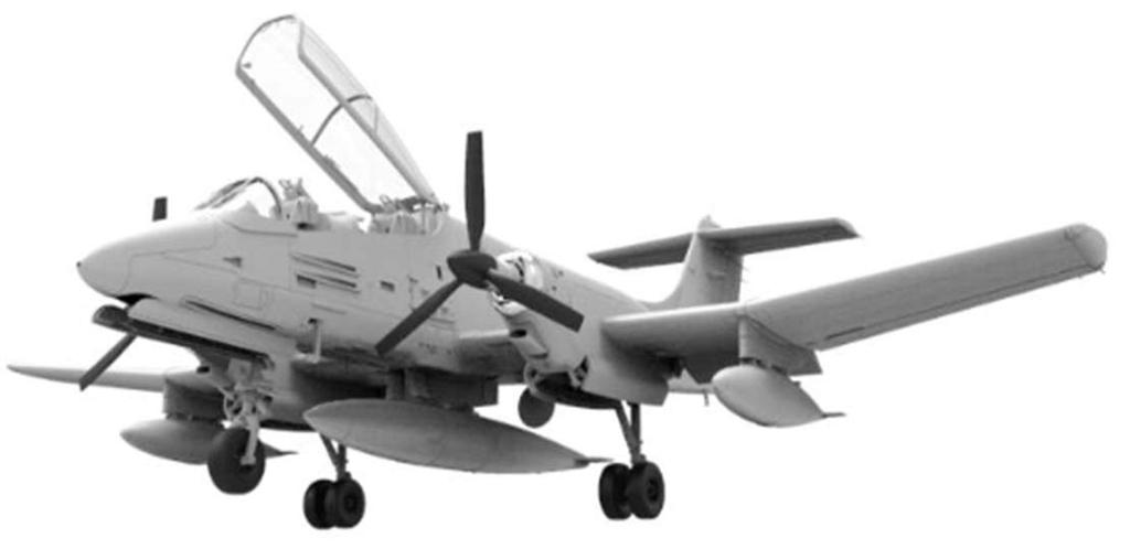 Kinetic 1/48 Scale Argentine Air Force FMA IA 58 Pucara Plastic Model Kit KNE48078