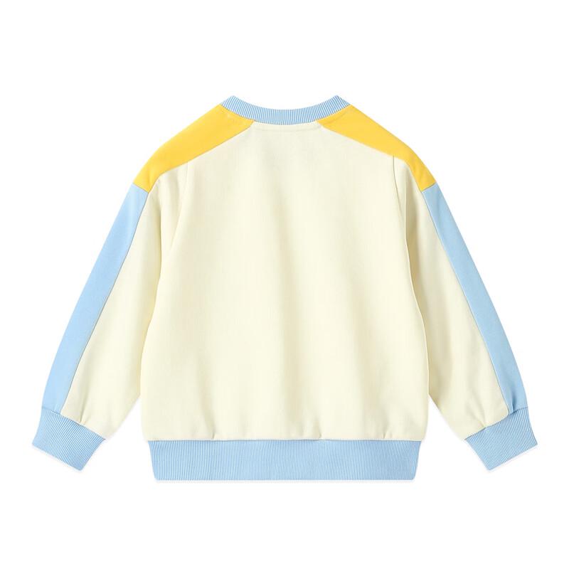 B.Duck Boys' Cartoon Patchwork Long Sleeve Sweatshirt